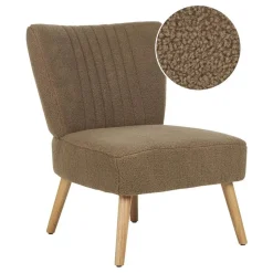 VAASA - Fauteuil - Bruin - Polyester