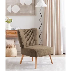 VAASA - Fauteuil - Bruin - Polyester