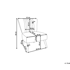 VAASA - Fauteuil - Groen - Fluweel