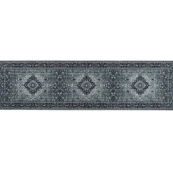 VADKADAM - Laagpolig vloerkleed - Grijs - 80 x 300 cm - Polyester