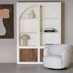 Vakkenkast Beige - 150x38x210cm - 8 Vakken - Miné