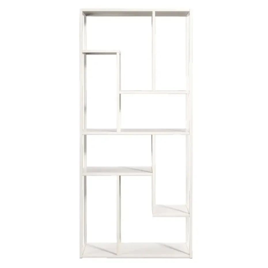 Vakkenkast Stan - zand - metaal - 188x85x35 cm