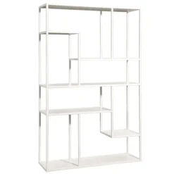 Vakkenkast Stan - zand - metaal - 188x120x35 cm