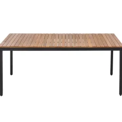 VALLESE - Tuintafel - Lichthout - 180 x 90 cm - Acaciahout