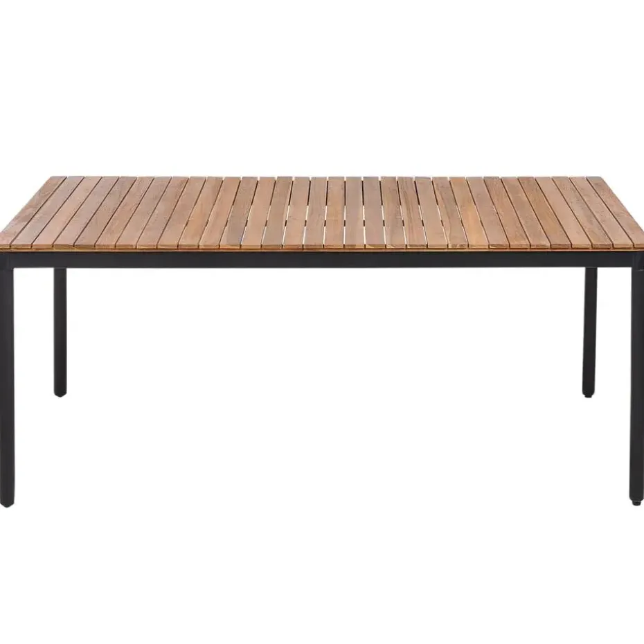 VALLESE - Tuintafel - Lichthout - 180 x 90 cm - Acaciahout