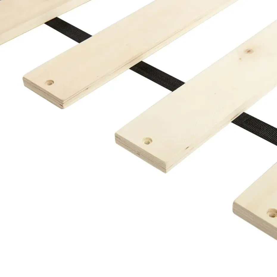 VALOGNES - Tweepersoonsbed - Beige - 180 x 200 cm - Corduroy