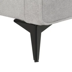 VALOGNES - Tweepersoonsbed - Lichtgrijs - 160 x 200 cm - Corduroy