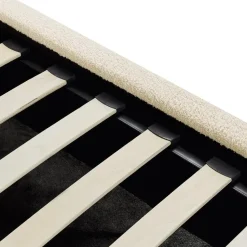 VAUCLUSE - Bed met opbergruimte - Beige - 140 x 200 cm - Polyester