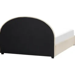 VAUCLUSE - Bed met opbergruimte - Beige - 140 x 200 cm - Polyester