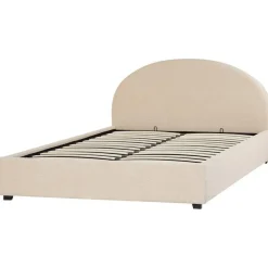 VAUCLUSE - Bed met opbergruimte - Beige - 140 x 200 cm - Polyester