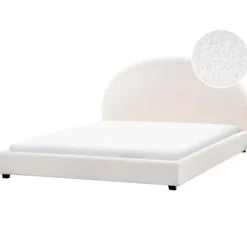 VAUCLUSE - Tweepersoonsbed - Gebroken wit - 180 x 200 cm - Bouclé