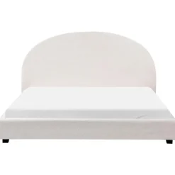 VAUCLUSE - Tweepersoonsbed - Gebroken wit - 180 x 200 cm - Bouclé