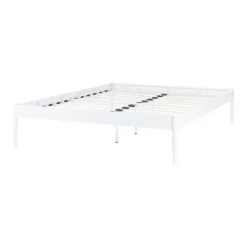 VAURS - Tweepersoonsbed - Wit - 140 x 200 cm - Staal