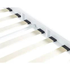 VAURS - Tweepersoonsbed - Wit - 140 x 200 cm - Staal