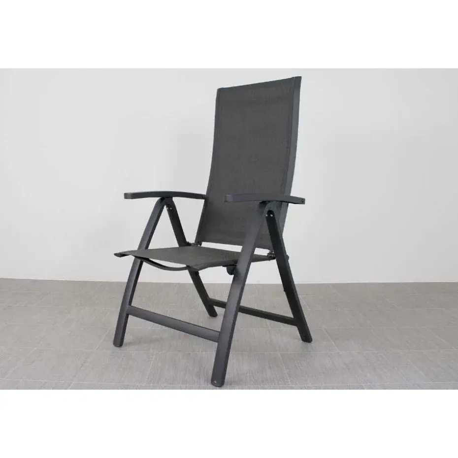 VDG Corsica verstelbare tuinstoel - Antraciet