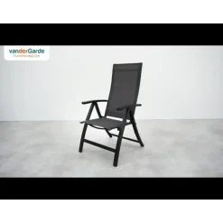 VDG Corsica verstelbare tuinstoel - Antraciet