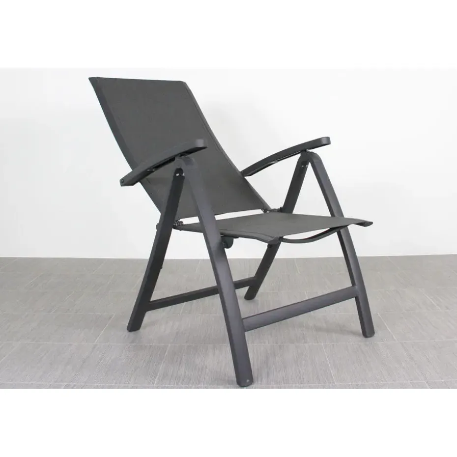 VDG Corsica verstelbare tuinstoel - Antraciet
