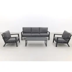 VDG Hugo stoel-bank loungeset - antraciet
