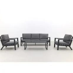VDG Hugo stoel-bank loungeset - antraciet