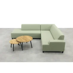 VDG Malaga/Mindo - hoekbank loungeset chaise longue - green