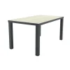 VDG Nola tuintafel 160x90 cm. - Antraciet/Houtlook
