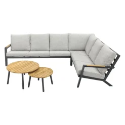 VDG Santos/Mindo loungeset - loungebank - antraciet