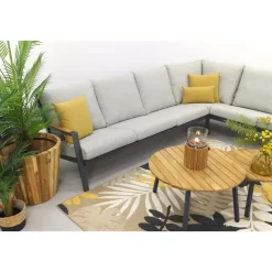 VDG Santos/Mindo loungeset - loungebank - antraciet