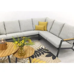 VDG Santos/Mindo loungeset - loungebank - antraciet