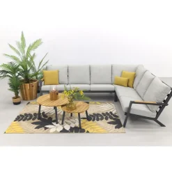 VDG Santos/Mindo loungeset - loungebank - antraciet