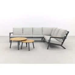 VDG Santos/Mindo loungeset - loungebank - antraciet