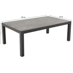 VDG Viento/Atlanta hoek loungeset (4-delig) - Royal Grey/Antraciet