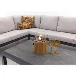 VDG Viento/Atlanta hoek loungeset (4-delig) - Royal Grey/Antraciet