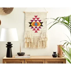 VEHARI - Wanddecoratie - Beige - Katoen