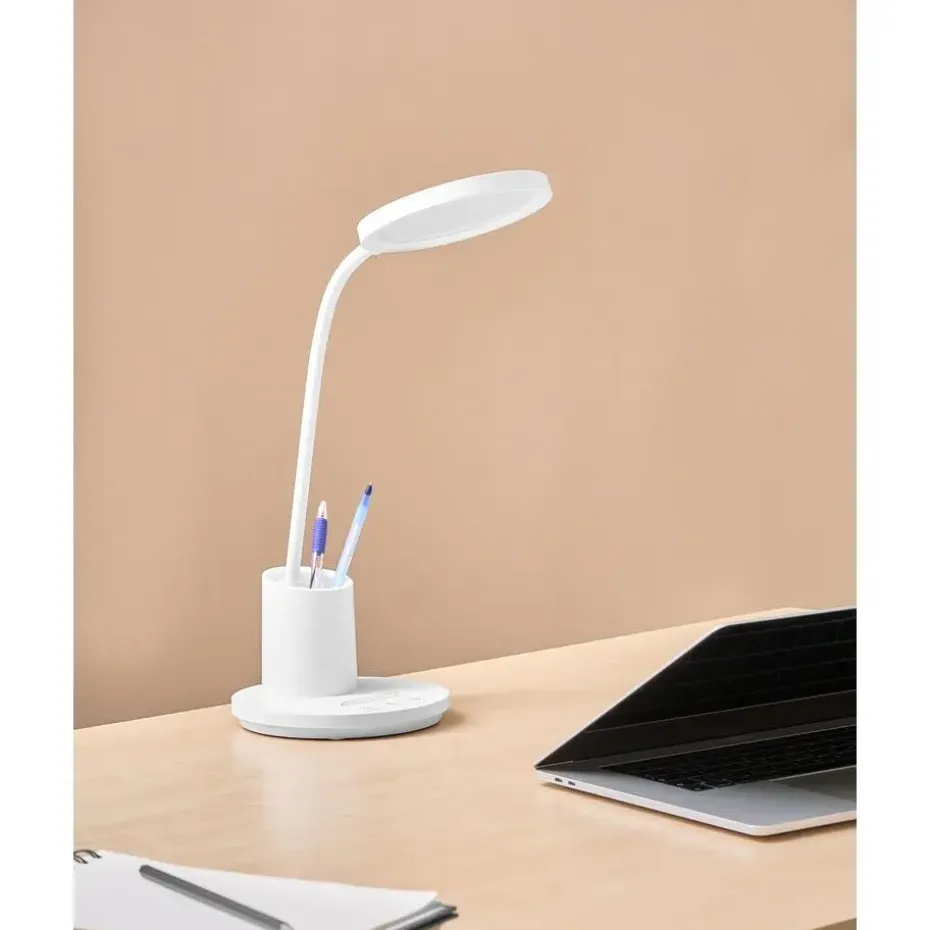 VELA - Bureaulamp LED - Wit - Synthetisch materiaal