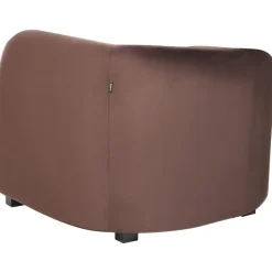 VELTADA - Fauteuil - Bruin - Fluweel