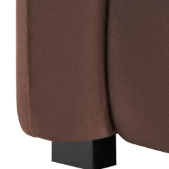 VELTADA - Fauteuil - Bruin - Fluweel