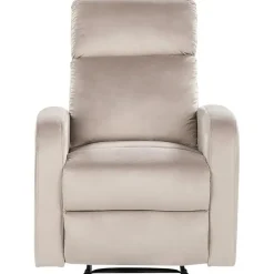 VERDAL - Relaxfauteuil elektrisch - Beige - Fluweel