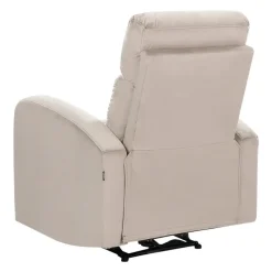 VERDAL - Relaxfauteuil elektrisch - Beige - Fluweel