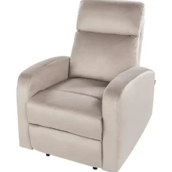 VERDAL - Relaxfauteuil elektrisch - Beige - Fluweel