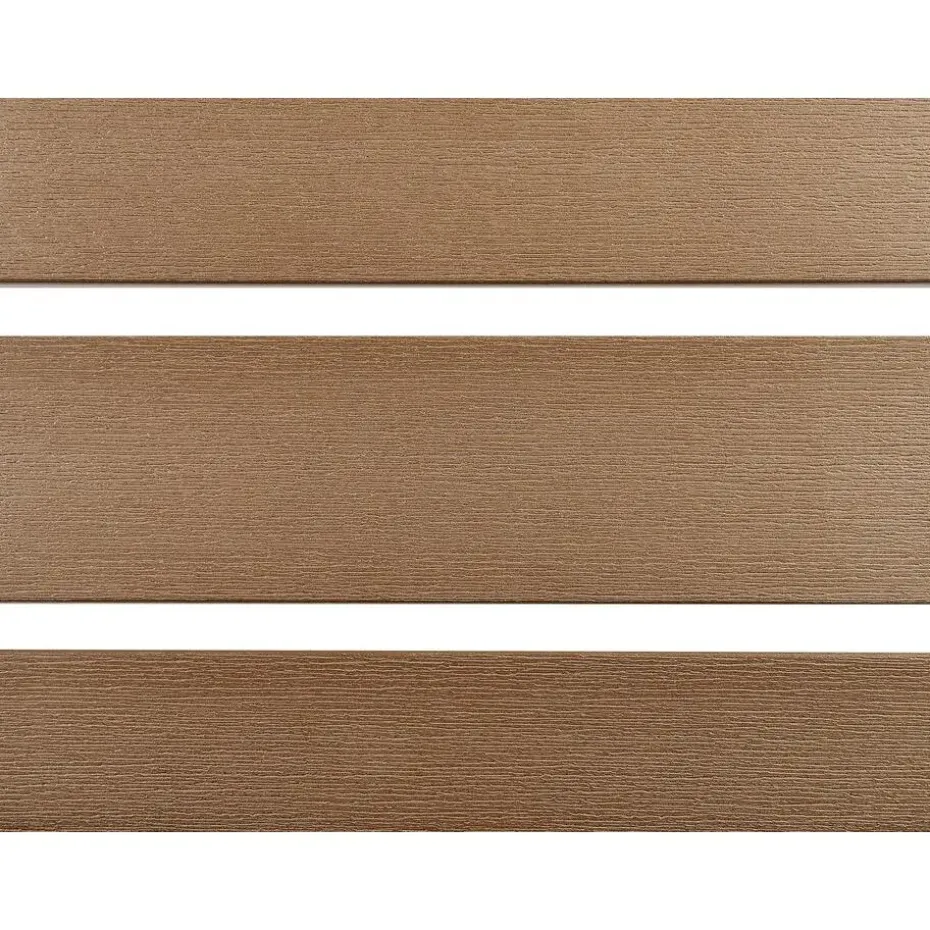 VERNIO - Tuintafel - Lichtbruin - 90 x 180 cm - Aluminium