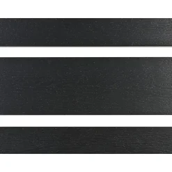 VERNIO - Tuintafel - Zwart/Zilver - 90 x 180 cm - Aluminium