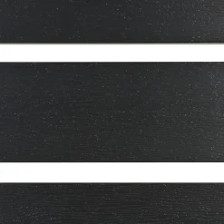 VERNIO - Tuintafel - Zwart/Zilver - 90 x 180 cm - Aluminium