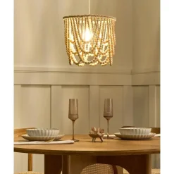 VERUGAL - Kroonluchter - Lichtbruin - Rubberhout