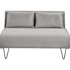 VESTFOLD - Slaapbank - Lichtgrijs - Polyester