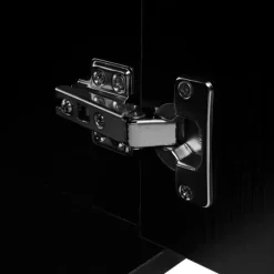 vidaXL - Badkamer Meubel - Zwart - Bewerkt hout