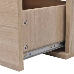 vidaXL - Badkamer Meubel - Beige - Bewerkt hout