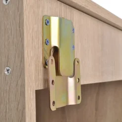 vidaXL - Badkamer Meubel - Beige - Bewerkt hout