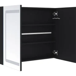 vidaXL - Badkamerkast - Antraciet - MDF