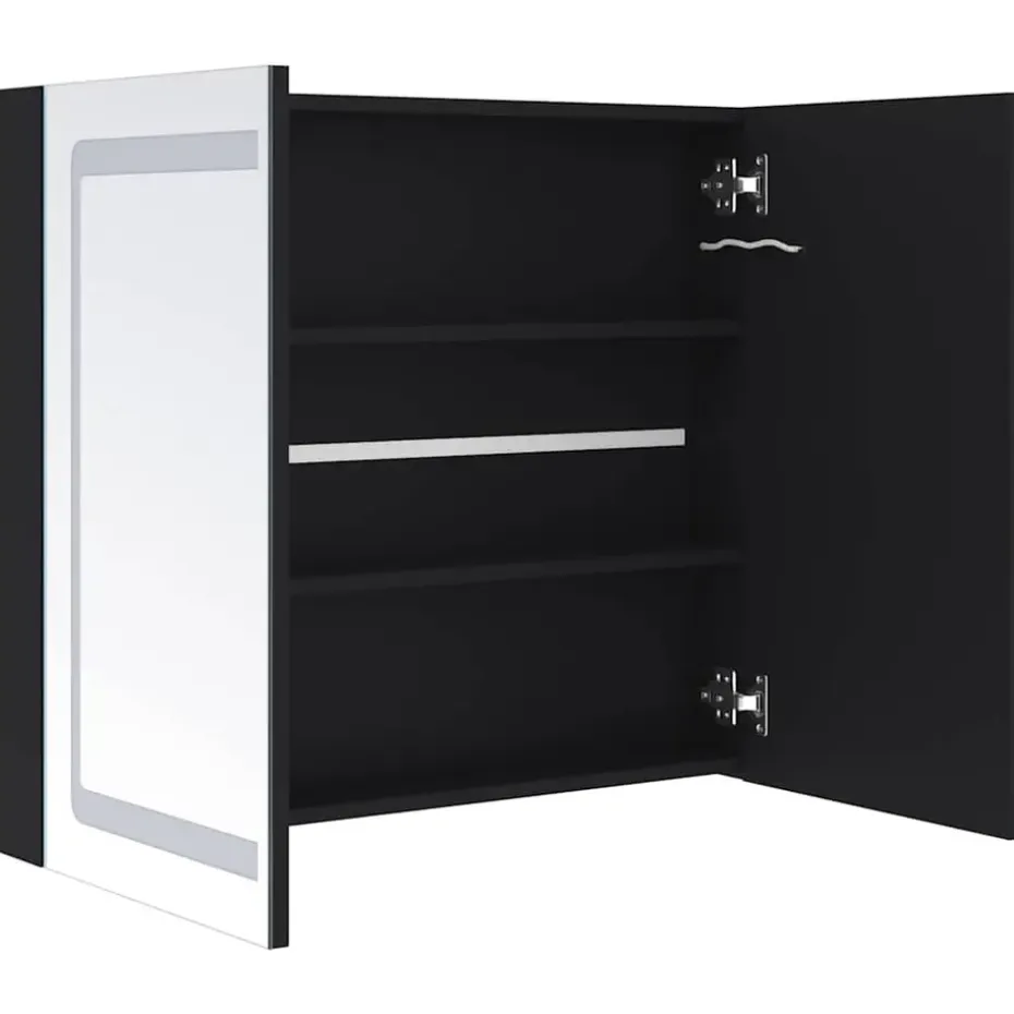 vidaXL - Badkamerkast - Antraciet - MDF