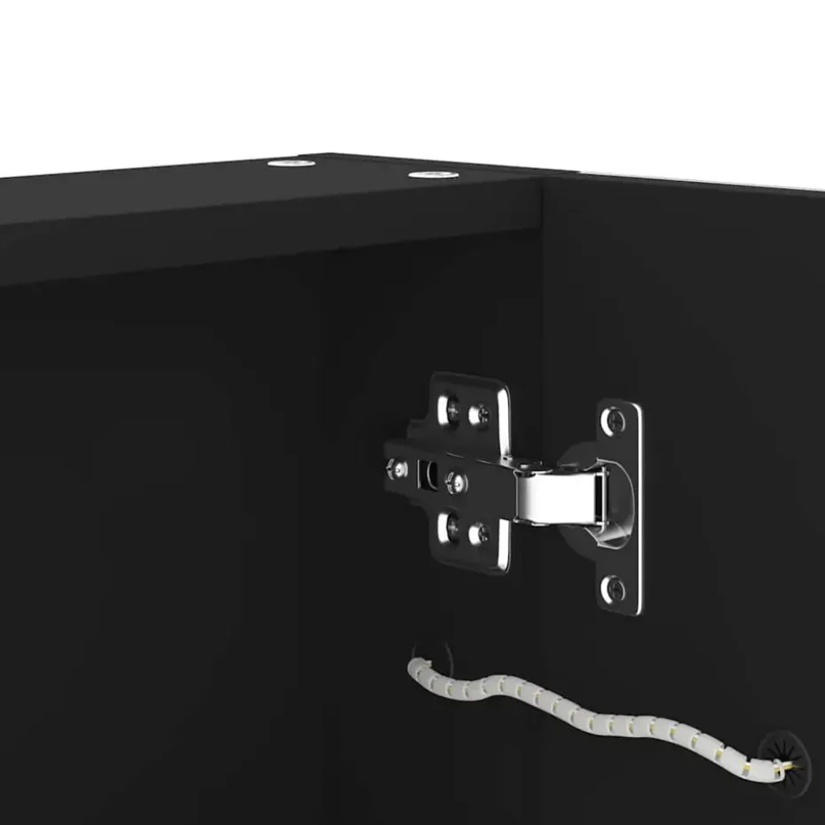 vidaXL - Badkamerkast - Antraciet - MDF